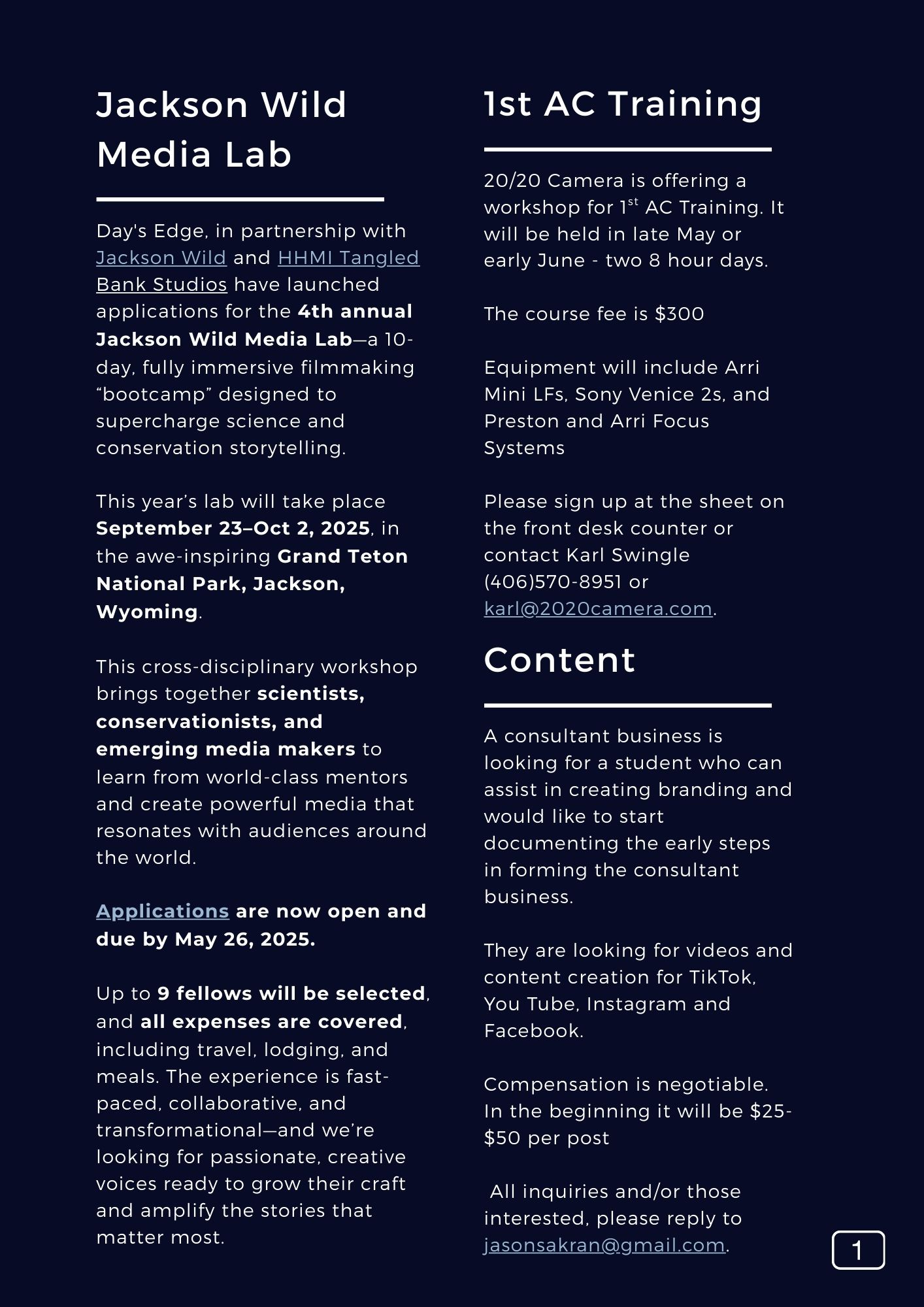 The SFP Snapshot V156 Page 2