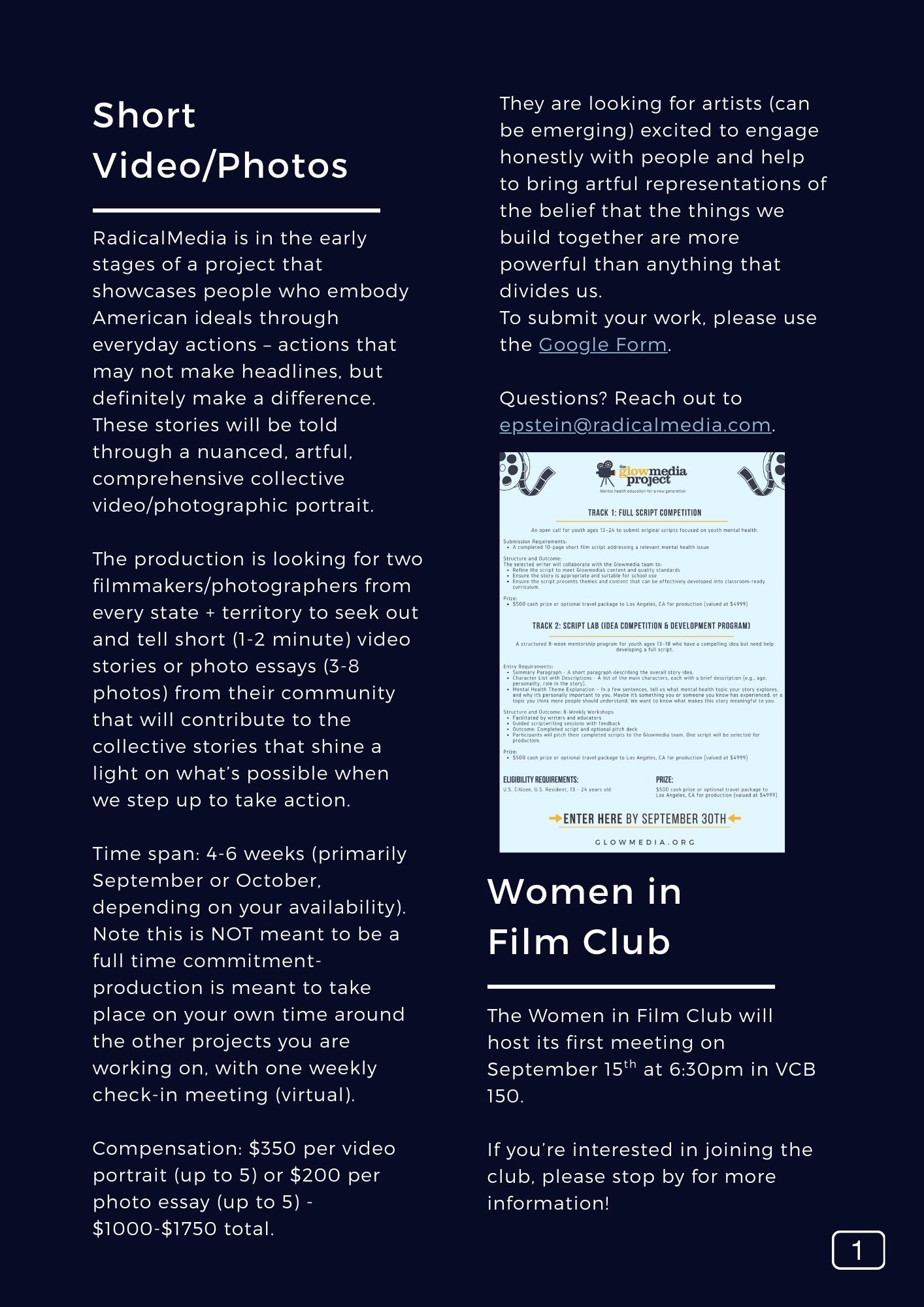 The SFP Snapshot V160 Page 2